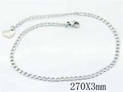 HY Wholesale stainless steel Anklet Jewelry-HY81B0592IQ
