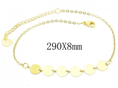 HY Wholesale stainless steel Anklet Jewelry-HY81B0590JW
