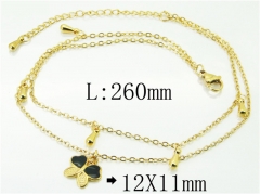 HY Wholesale Stainless Steel 316L Anklet Jewelry-HY59B0827NLS