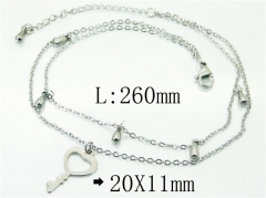 HY Wholesale Stainless Steel 316L Anklet Jewelry-HY59B0820MQ