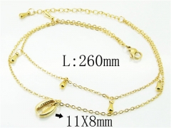 HY Wholesale Stainless Steel 316L Anklet Jewelry-HY59B0817NLZ