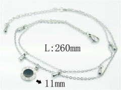 HY Wholesale Stainless Steel 316L Anklet Jewelry-HY59B0790MLS