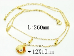 HY Wholesale Stainless Steel 316L Anklet Jewelry-HY59B0801NLS