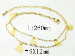HY Wholesale Stainless Steel 316L Anklet Jewelry-HY59B0831NLZ