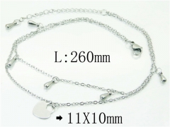 HY Wholesale Stainless Steel 316L Anklet Jewelry-HY59B0771LLT