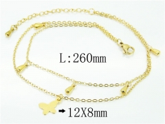 HY Wholesale Stainless Steel 316L Anklet Jewelry-HY59B0795MLQ