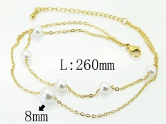 HY Wholesale Stainless Steel 316L Anklet Jewelry-HY59B0835NLE