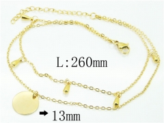 HY Wholesale Stainless Steel 316L Anklet Jewelry-HY59B0789NA