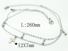 HY Wholesale Stainless Steel 316L Anklet Jewelry-HY59B0806LLA