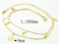 HY Wholesale Stainless Steel 316L Anklet Jewelry-HY59B0809MLA