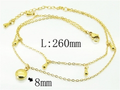HY Wholesale Stainless Steel 316L Anklet Jewelry-HY59B0813NC