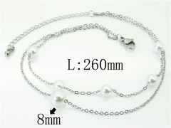 HY Wholesale Stainless Steel 316L Anklet Jewelry-HY59B0834MLZ