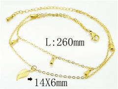 HY Wholesale Stainless Steel 316L Anklet Jewelry-HY59B0815MLS