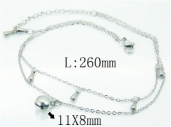 HY Wholesale Stainless Steel 316L Anklet Jewelry-HY59B0792MR