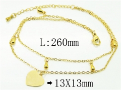HY Wholesale Stainless Steel 316L Anklet Jewelry-HY59B0819NS