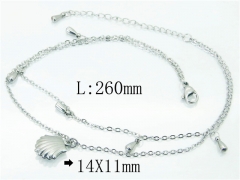 HY Wholesale Stainless Steel 316L Anklet Jewelry-HY59B0784MQ