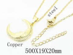 HY Wholesale Stainless Steel 316L Jewelry Necklaces-HY54N0520ML