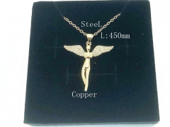 HY Wholesale 316L Stainless Steel Jewelry Cheapest Necklace-HH01N021KD