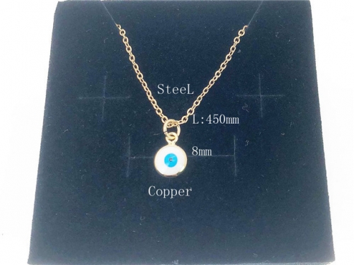 HY Wholesale 316L Stainless Steel Jewelry Cheapest Necklace-HH01N035AO
