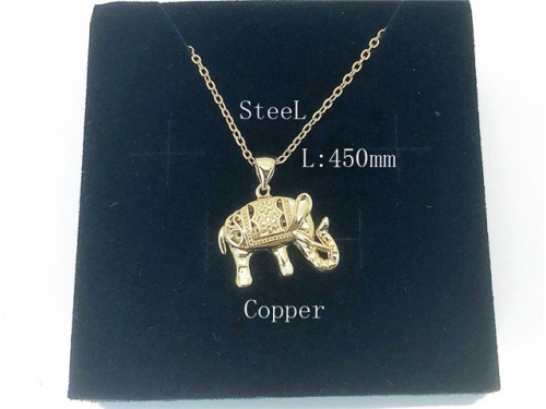 HY Wholesale 316L Stainless Steel Jewelry Cheapest Necklace-HH01N020KS