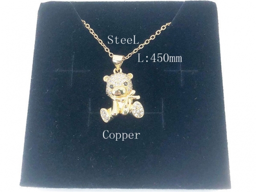 HY Wholesale 316L Stainless Steel Jewelry Cheapest Necklace-HH01N012KD