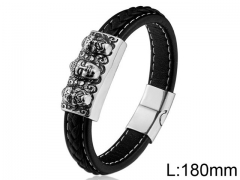HY Wholesale Jewelry Fashion Bracelets (Leather)-HY0012B144