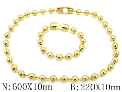 HY Wholesale Stainless Steel 316L Necklaces Bracelets Sets-HH01N166