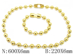 HY Wholesale Stainless Steel 316L Necklaces Bracelets Sets-HH01N160