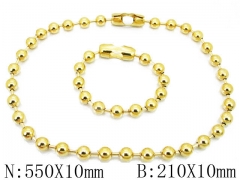 HY Wholesale Stainless Steel 316L Necklaces Bracelets Sets-HH01N167
