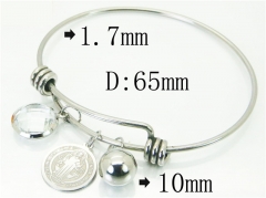 HY Wholesale Stainless Steel 316L Fashion Bangle-HY12B0245HHQ