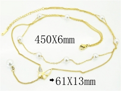 HY Wholesale Necklaces Stainless Steel 316L Jewelry Necklaces-HY80N0494HIL