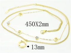 HY Wholesale Necklaces Stainless Steel 316L Jewelry Necklaces-HY32N0505HIS