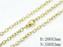 HY Wholesale Jewelry Sets Stainless Steel 316L Necklaces Bracelets Sets-HY01S003KN