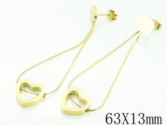 HY Wholesale Earrings 316L Stainless Steel Fashion Jewelry Earrings-HY49E0030OT