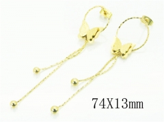 HY Wholesale Earrings 316L Stainless Steel Fashion Jewelry Earrings-HY49E0033OE