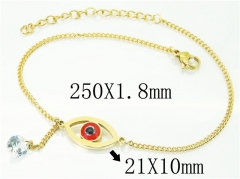 HY Wholesale Bracelets 316L Stainless Steel Jewelry Bracelets-HY43B0096KLV