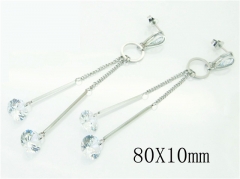 HY Wholesale Earrings 316L Stainless Steel Fashion Jewelry Earrings-HY26E0431NS