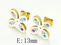 HY Wholesale Earrings 316L Stainless Steel Fashion Jewelry Earrings-HY12E0178KLD