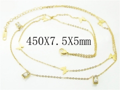 HY Wholesale Necklaces Stainless Steel 316L Jewelry Necklaces-HY32N0528HHL