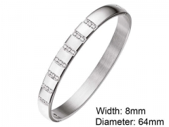 HY Wholesale Stainless Steel 316L Fashion Bangle-HY0076B216