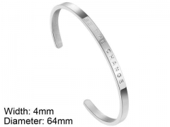 HY Wholesale Stainless Steel 316L Fashion Bangle-HY0076B300