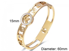 HY Wholesale Bangles Stainless Steel 316L Fashion Bangles-HY0090B0209