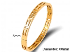 HY Wholesale Bangles Stainless Steel 316L Fashion Bangles-HY0090B0656