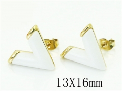 HY Wholesale Earrings 316L Stainless Steel Fashion Jewelry Earrings-HY80E0560NL