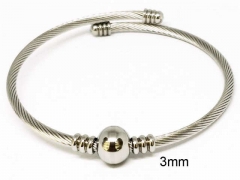 HY Wholesale Bangles Stainless Steel 316L Fashion Bangles-HY0097B124