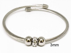 HY Wholesale Bangles Stainless Steel 316L Fashion Bangles-HY0097B036