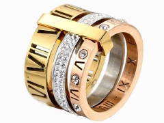 HY Wholesale Rings Jewelry 316L Stainless Steel Popular Rings-HY004R386