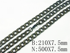 HY Wholesale Stainless Steel 316L Necklaces Bracelets Sets-HY40S0501HKS
