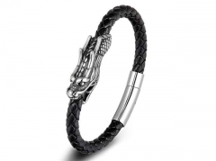 HY Wholesale Leather Bracelets Jewelry Popular Leather Bracelets-HY0130B144
