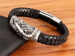 HY Wholesale Leather Bracelets Jewelry Popular Leather Bracelets-HY0130B110